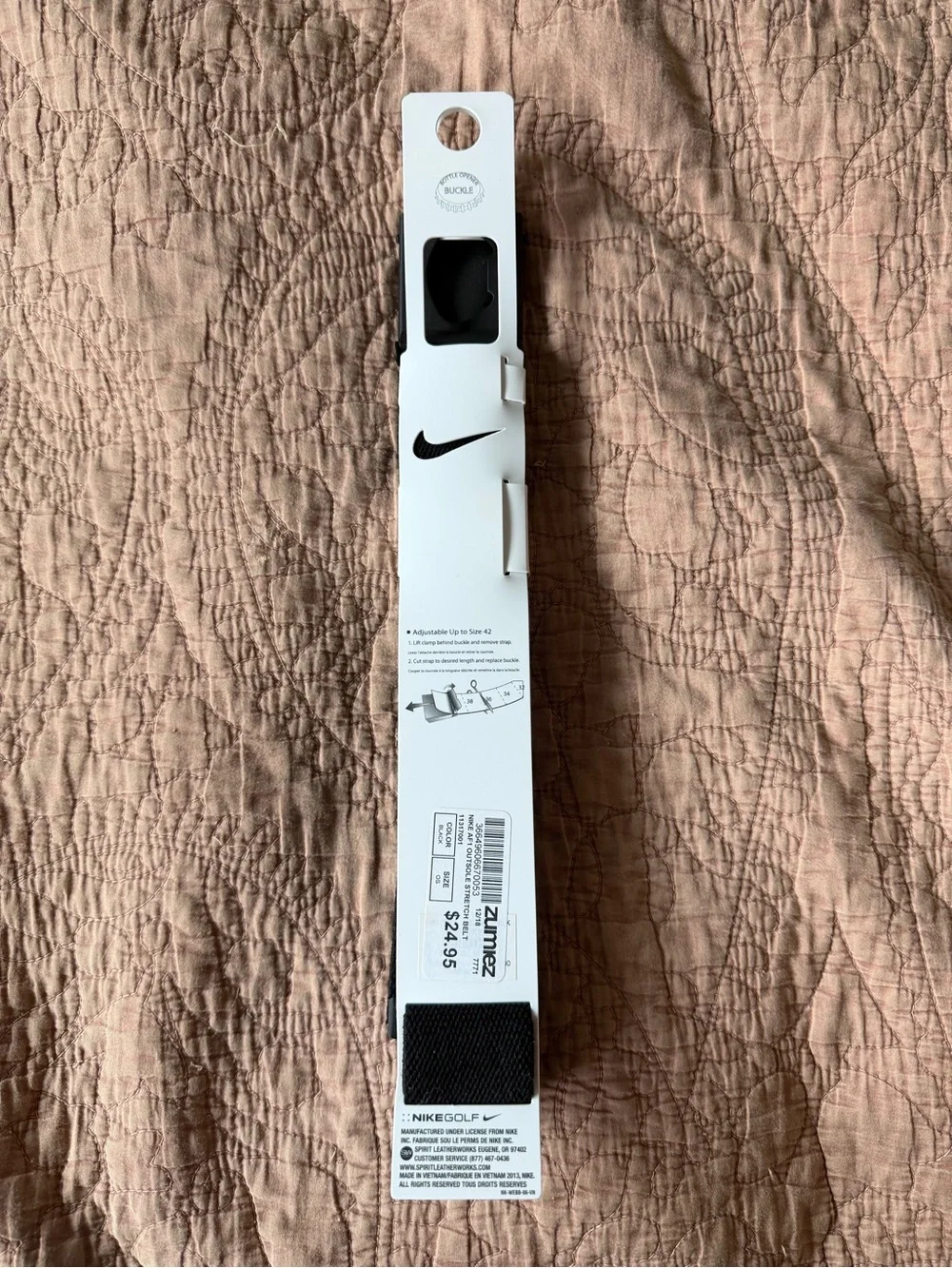 Nike Black Stretch Web Belt